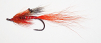 Allys Shrimp oransje lakseflue