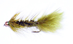 Beadhead Wolly Bugger oliven